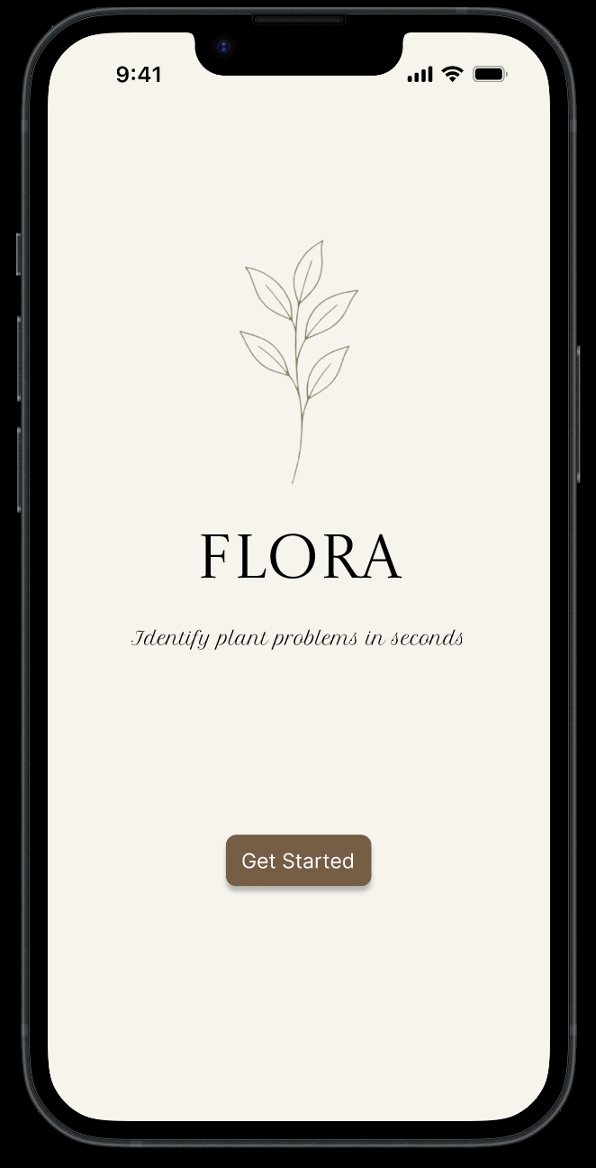 Flora Welcome Screen
